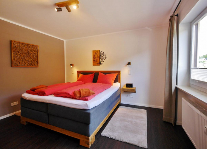 Upland Apartments/Fewo Waldgeist - Schlafzimmer