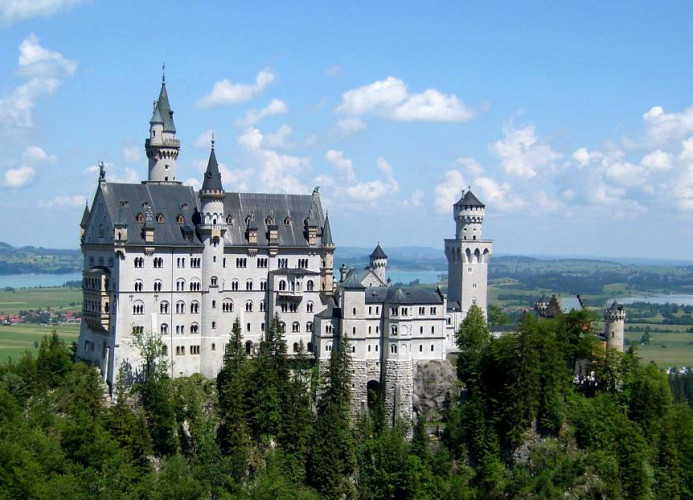 Top-Ausflugsziel Schloss Neuschwanstein (Füssen 55km)