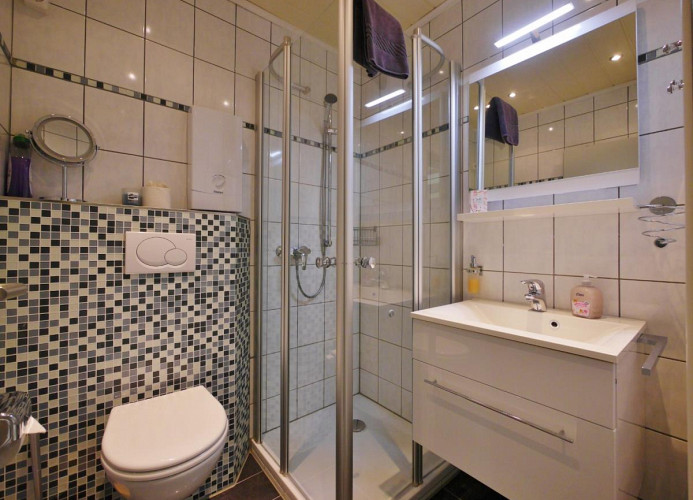 modernes Duschbad - Appartement Gänseblümchen***