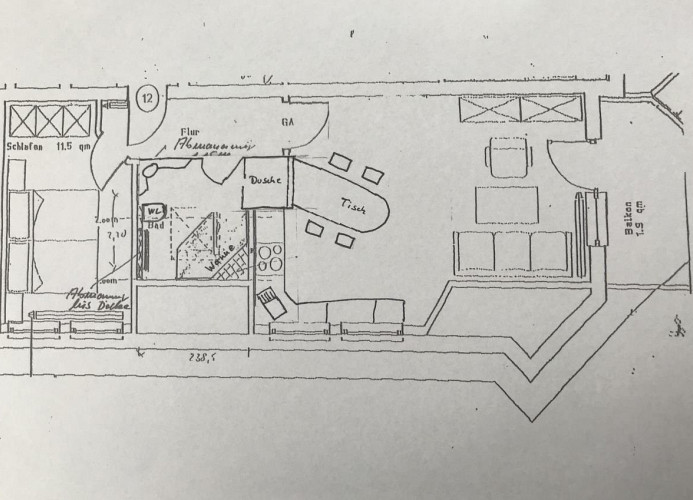Fewo G**** - Grundriss