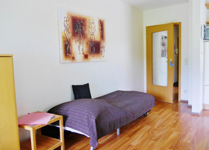 Fewo E*** - Schlafplatz für 5. Person im Wohnzimmer