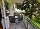 Fewo *** - Balkon  mit Kurparkblick