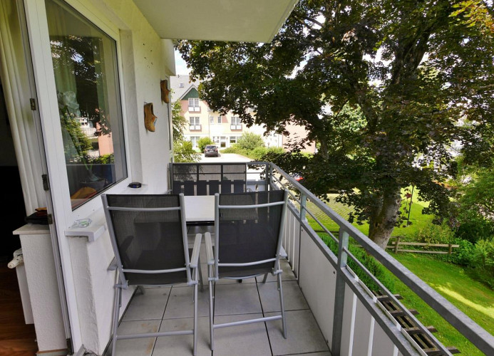 Fewo *** - Balkon  mit Kurparkblick