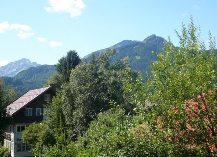 Aussicht vom Balkon nach links