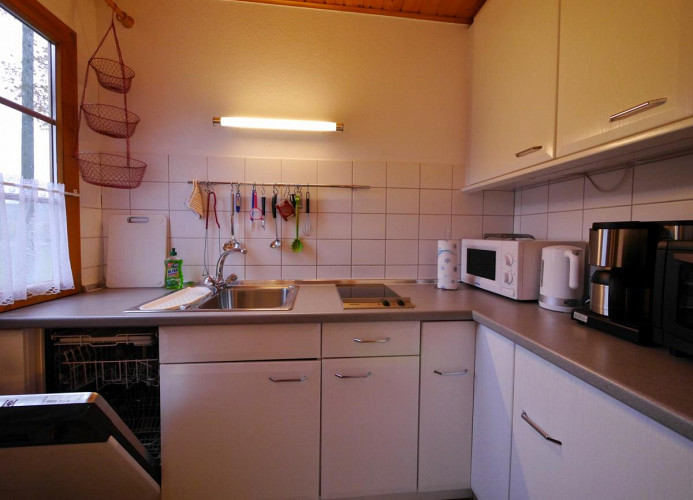 Haus Schönblick - kleine Küche mit allem, was man braucht