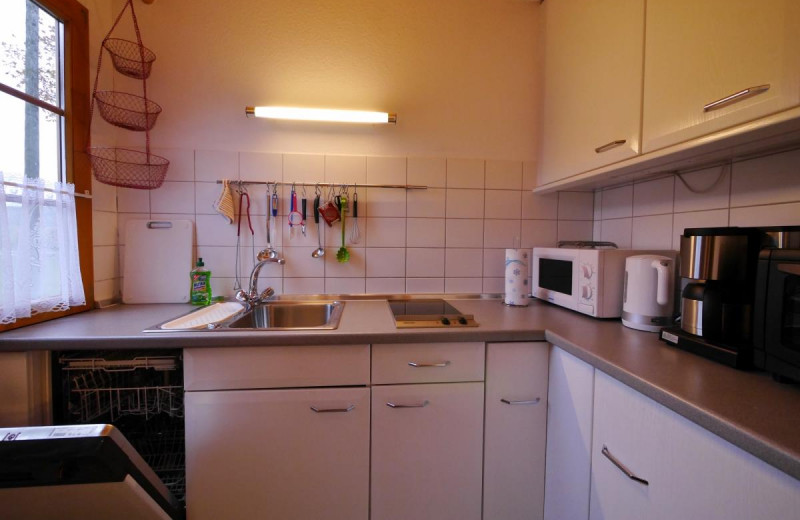 Haus Schönblick - kleine Küche mit allem, was man braucht