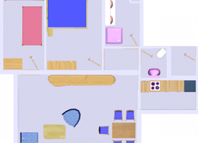 Fewo Rehbett - Grundriss