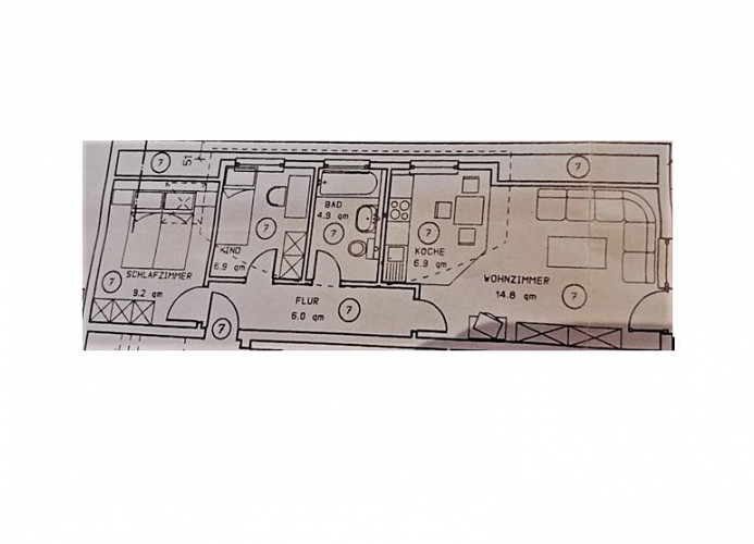 Fewo E*** - Grundriss 