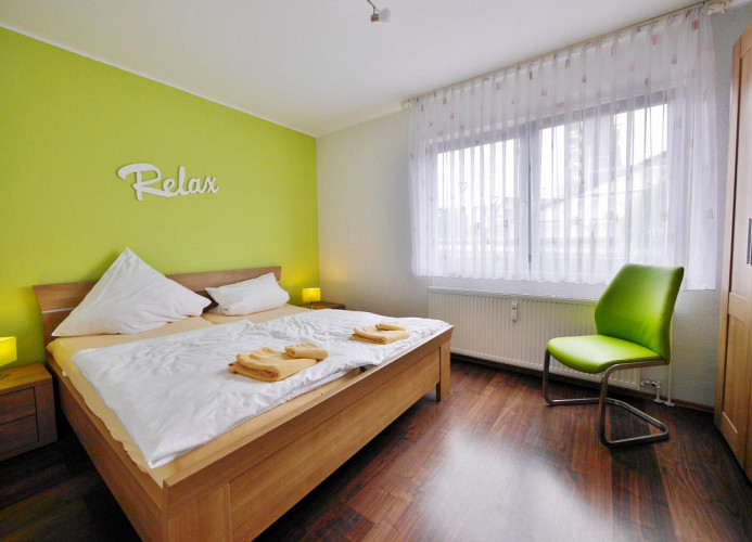 Fewo Nelly am Kurpark - Schlafzimmer im EG
