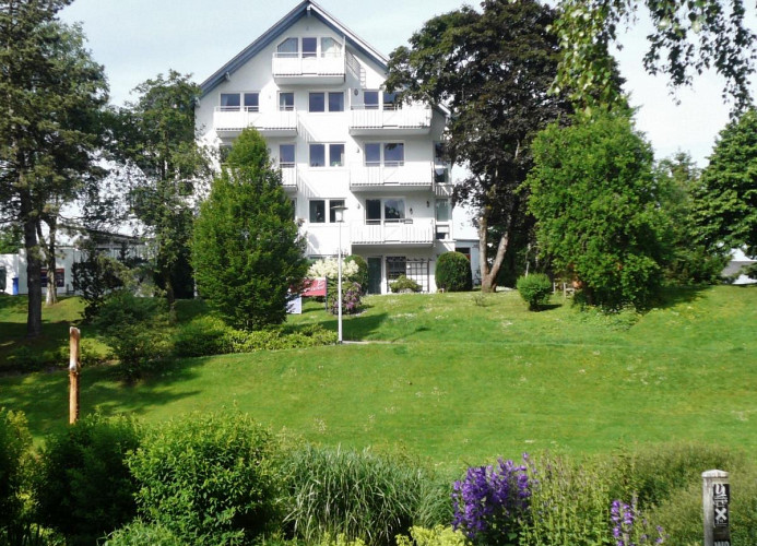 Fewo M am Kurpark - Balkon im Dachgeschoss links