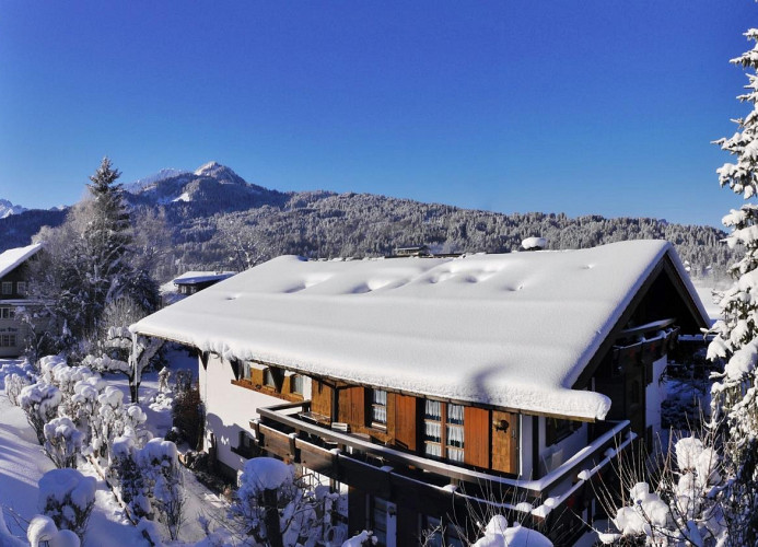 Winterpanorama vom Balkon links