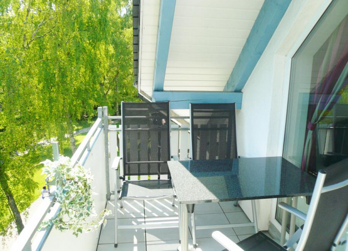 Fewo G**** - Balkon mit Kurparkblick 