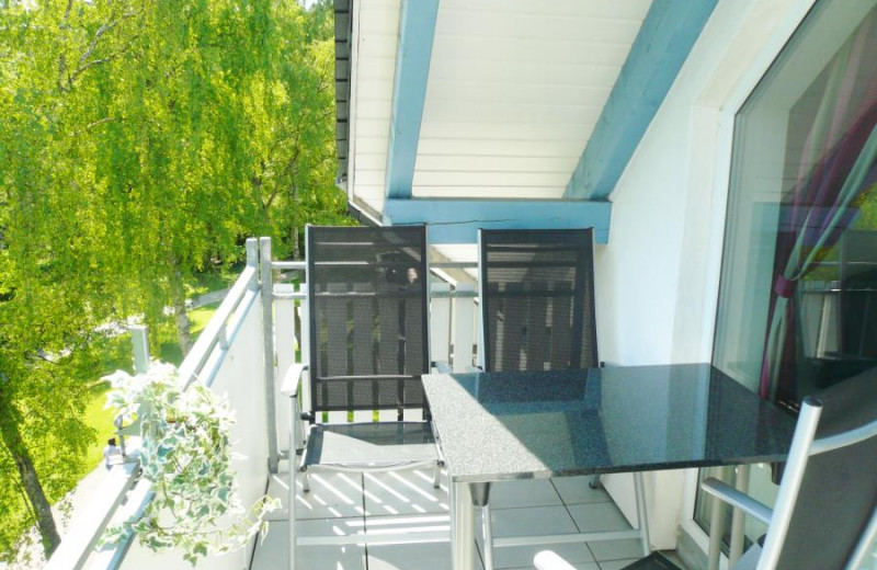 Fewo G**** - Balkon mit Kurparkblick 