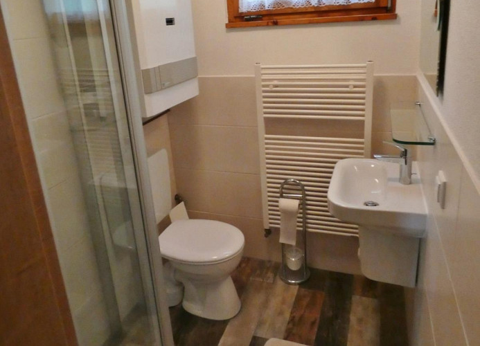 Haus Schönblick - Duschbad mit Handtuchwärmer